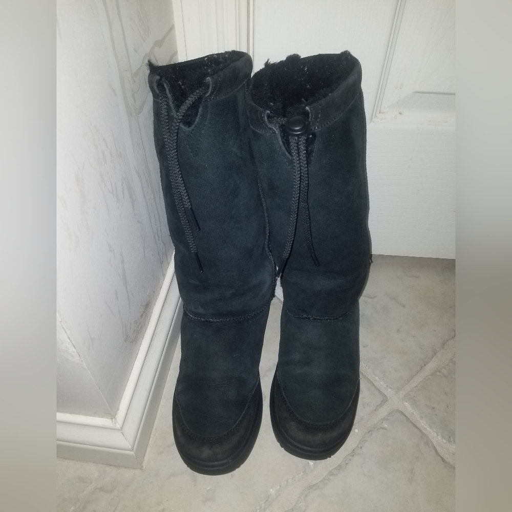UGG Black Ultimate Tall Boots Size 8 5250
